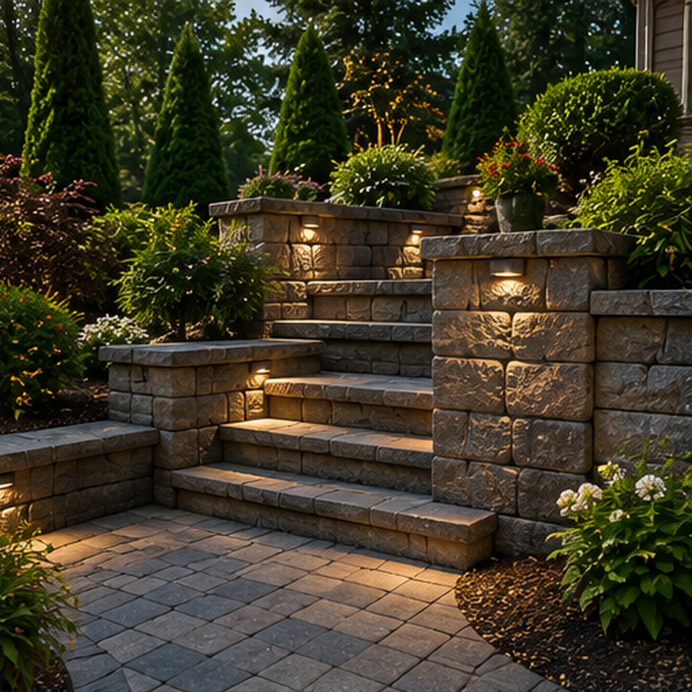 Professional hardscaping project in Reading Pennsylvania
